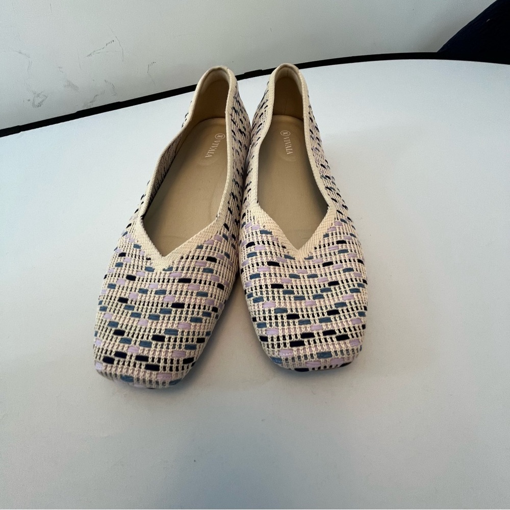 VIVAIA Women's Margot Patterned Flats Size 11 - Picture 3 of 6